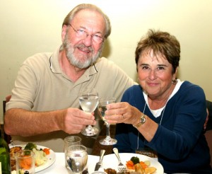 Dr. J. Stanley Mattson and his wife, Jean, at Chilford Hall during the Oxbridge 2008 C.S. Lewis Summer Institute