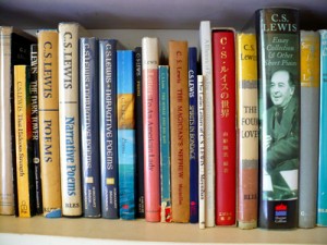 Bookshelf at The Kilns