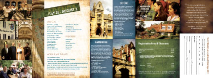 2011 Summer Institute Brochure page 1